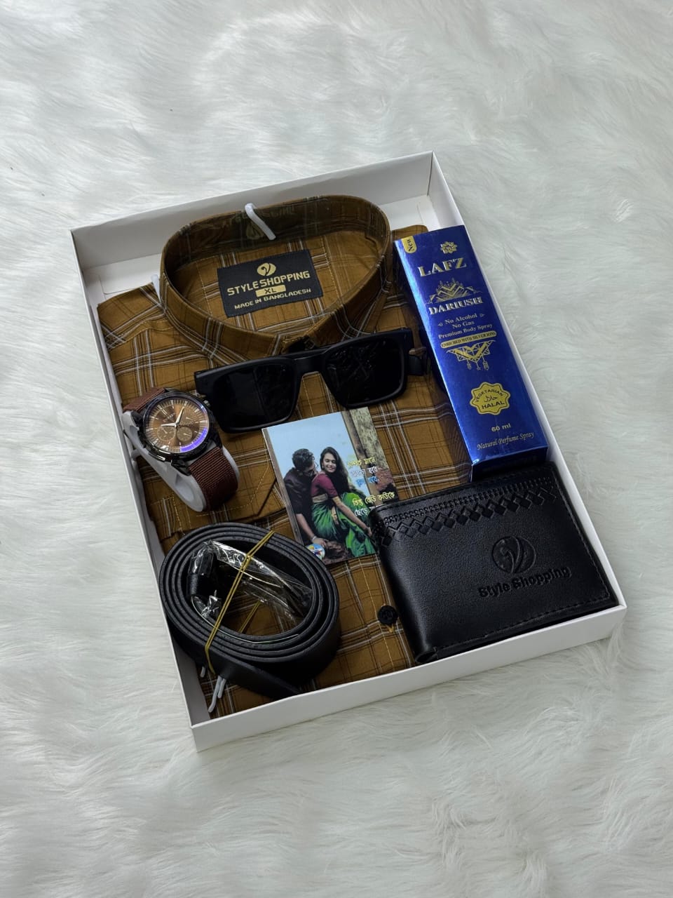 প্রিমিয়াম চেক শার্ট কম্বো সেট (৮-ইন-১)